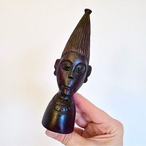 Vintage Mid-Century Yoruba Ere Ibeji Twin Figure – Rare Memorial Carving